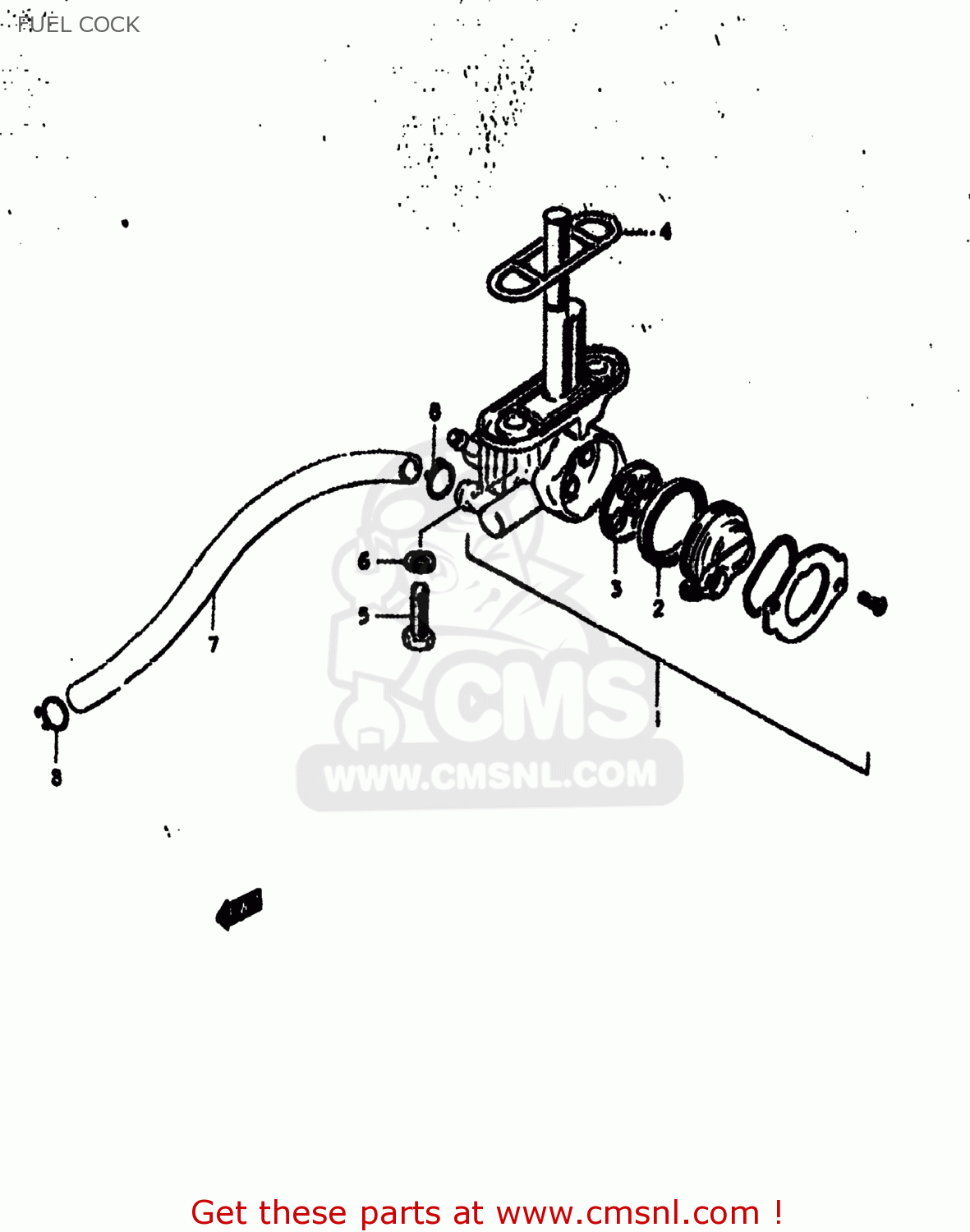 FUEL COCK GS550E 1977 (B) USA (E03)