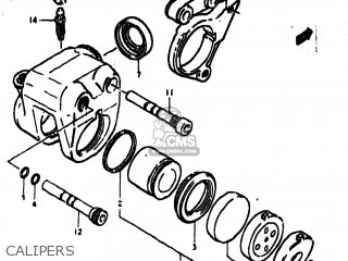 CALIPERS - GS550E 1977 (B) USA (E03)