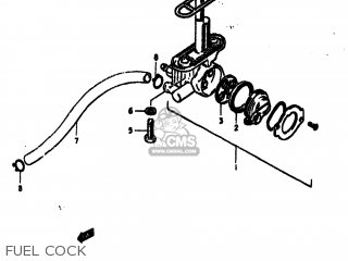 FUEL COCK - GS550E 1977 (B) USA (E03)