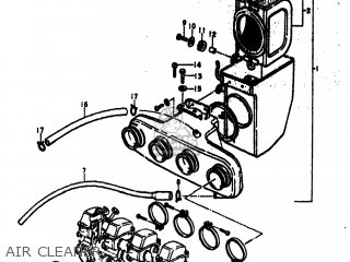 AIR CLEANER - GS550E 1978 (C) USA (E03)
