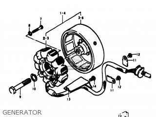 GENERATOR - GS550E 1978 (C) USA (E03)