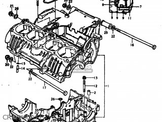 CRANKCASE - GS550E 1979 (N) USA (E03)