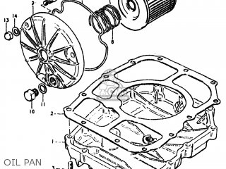 OIL PAN - GS550E 1979 (N) USA (E03)