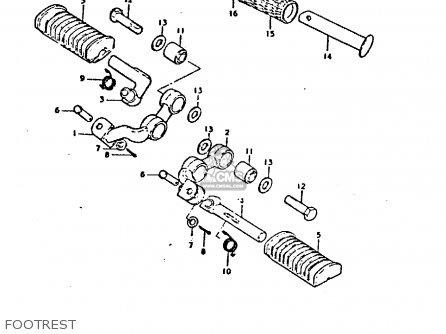 FOOTREST - GS550E 1980 (T) (E01 E02 E04 E18 E21 E22 E24 E25 E26 E30 E34)