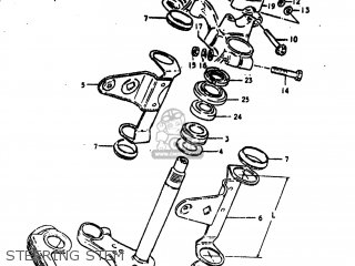 Suzuki GS550E 1980 (T) USA (E03) parts lists and schematics