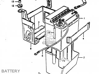 BATTERY - GS550E 1980 (T) USA (E03)