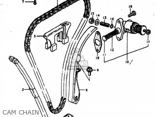 CAM CHAIN - GS550E 1980 (T) USA (E03)
