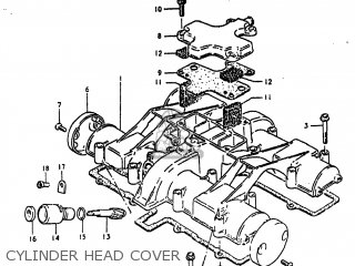 CYLINDER HEAD COVER - GS550E 1980 (T) USA (E03)