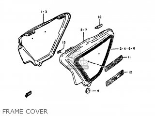 FRAME COVER - GS550E 1980 (T) USA (E03)
