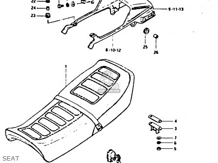 SEAT - GS550E 1981 (X) (E01 E02 E04 E18 E21 E22 E24 E25 E26 E30 E34)
