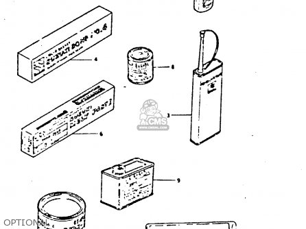 OPTIONAL - GS550E 1981 (X) (E01 E02 E04 E18 E21 E22 E24 E25 E26 E30 E34)