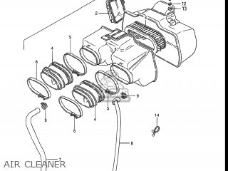 AIR CLEANER - GS550E 1983 (D) USA (E03)
