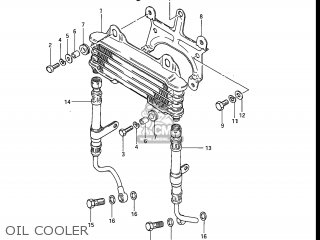 OIL COOLER - GS550E 1983 (D) USA (E03)