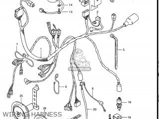 WIRING HARNESS - GS550EF 1983 (D) USA (E03)