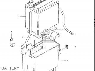 BATTERY - GS550EF 1986 (G) USA (E03)