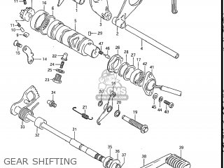 GEAR SHIFTING - GS550EF 1986 (G) USA (E03)