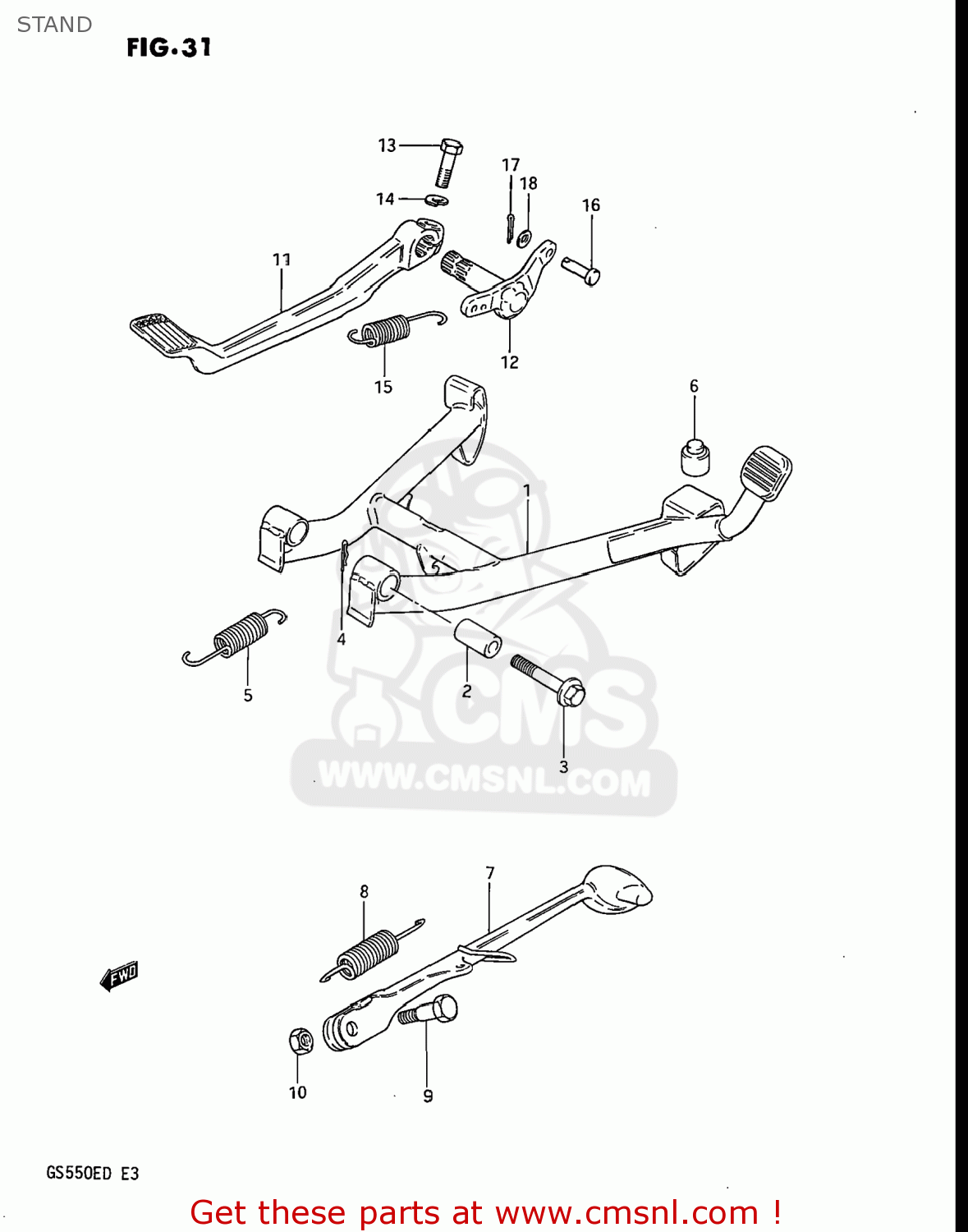 STAND GS550ES 1983 (D) USA (E03)