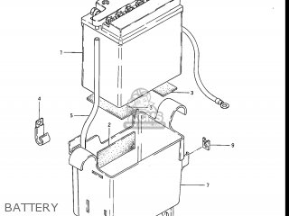 BATTERY - GS550ES 1983 (D) USA (E03)
