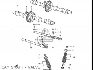 CAM SHAFT - VALVE - GS550ES 1983 (D) USA (E03)