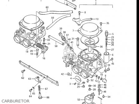 CARBURETOR - GS550ES GS550ESE GS550EF GS550ESF GS550ESG 83-86 (D-G) USA (E03)