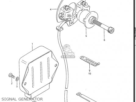 SIGNAL GENERATOR - GS550ES GS550ESE GS550EF GS550ESF GS550ESG 83-86 (D-G) USA (E03)