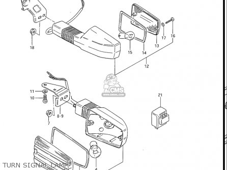 TURN SIGNAL LAMP - GS550ES GS550ESE GS550EF GS550ESF GS550ESG 83-86 (D-G) USA (E03)