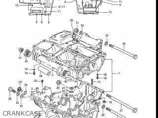 CRANKCASE - GS550ES3 1983 (D) USA (E03)