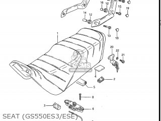 SEAT (GS550ES3/ESE) - GS550ES3 1983 (D) USA (E03)