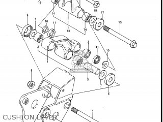 CUSHION LEVER - GS550ES3 1984 (E) USA (E03)