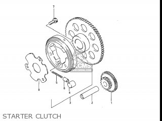 STARTER CLUTCH - GS550ES3 1985 (F) USA (E03)