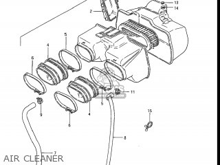 AIR CLEANER - GS550ES3 1986 (G) USA (E03)