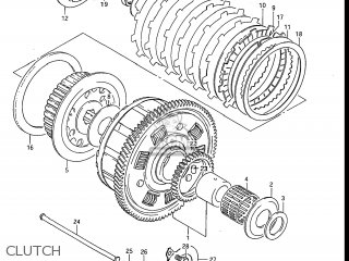 CLUTCH - GS550ESE 1986 (G) USA (E03)