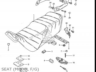 SEAT (MODEL F/G) - GS550ESF 1985 (F) USA (E03)