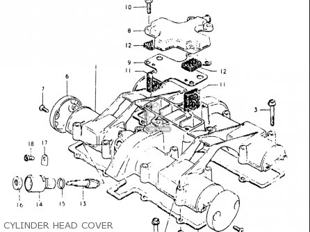 CYLINDER HEAD COVER - GS550L 1979 (N) USA (E03)