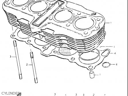 CYLINDER - GS550L 1979 (N) USA (E03)