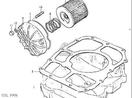 OIL PAN - GS550L 1979 (N) USA (E03)
