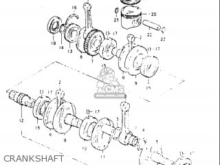 CRANKSHAFT - GS550L 1979 (N) USA (E03)