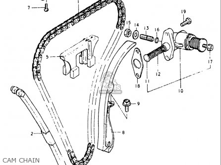 CAM CHAIN - GS550L 1979 (N) USA (E03)