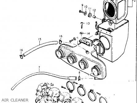AIR CLEANER - GS550L 1979 (N) USA (E03)