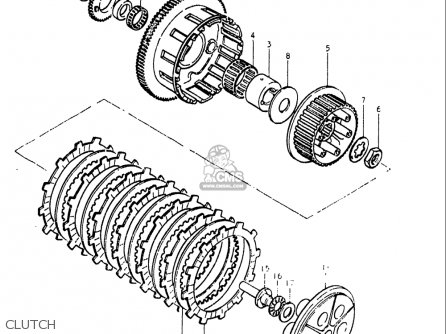 CLUTCH - GS550L 1979 (N) USA (E03)