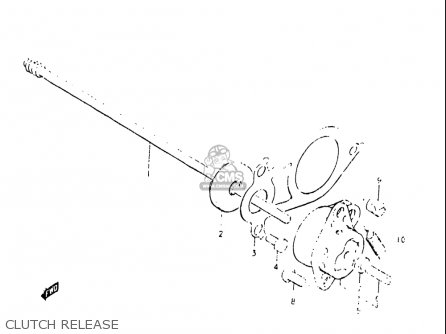 CLUTCH RELEASE - GS550L 1979 (N) USA (E03)