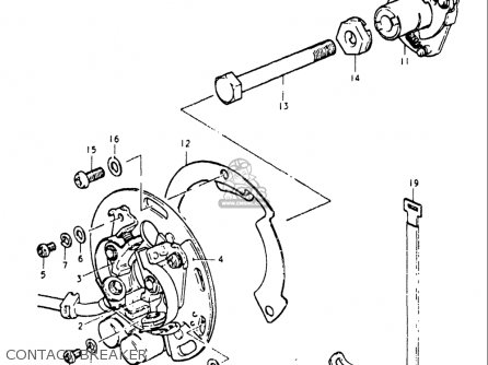 CONTACT BREAKER - GS550L 1979 (N) USA (E03)