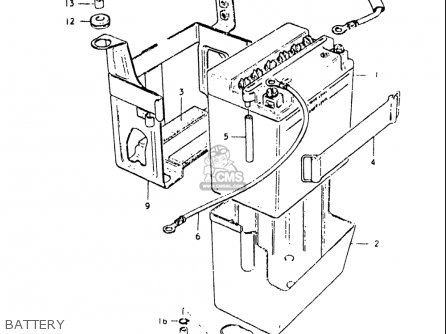 BATTERY - GS550L 1979 (N) USA (E03)