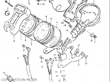 COMBINATION METER - GS550L 1979 (N) USA (E03)
