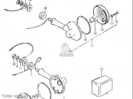 TURN SIGNAL LAMP - GS550L 1979 (N) USA (E03)