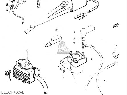 ELECTRICAL - GS550L 1979 (N) USA (E03)