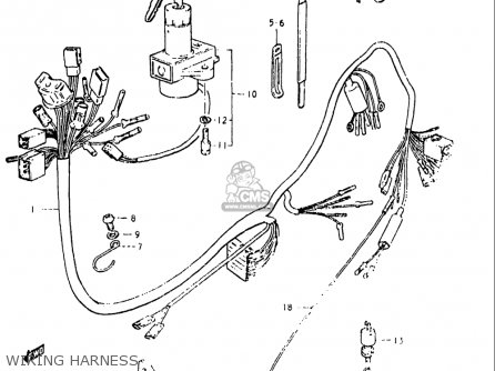 WIRING HARNESS - GS550L 1979 (N) USA (E03)