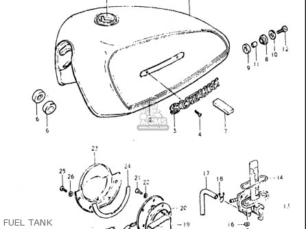FUEL TANK - GS550L 1979 (N) USA (E03)