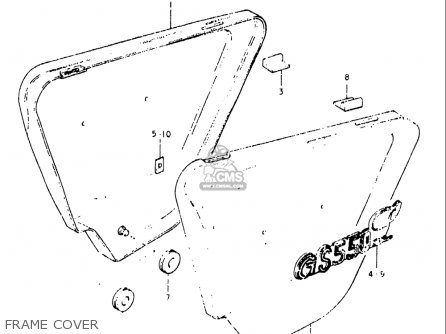 FRAME COVER - GS550L 1979 (N) USA (E03)
