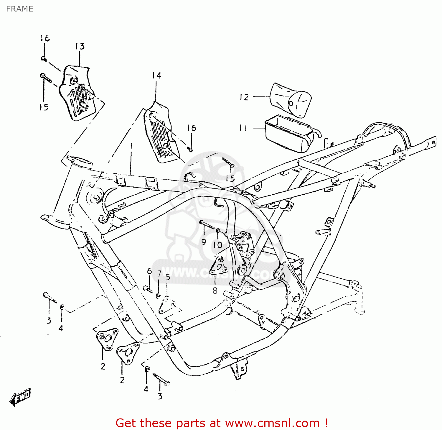 FRAME GS550L 1980 (T) (E01 E02 E04 E21 E22 E24 E25 E26 E34 E39)